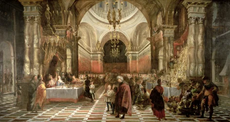 Il banchetto di Baldassarre, c.1650-70